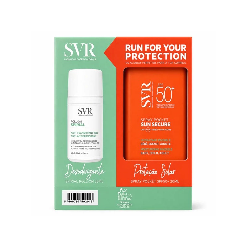 SVR Coffret Corrida - Desodorizante e Proteção Solar