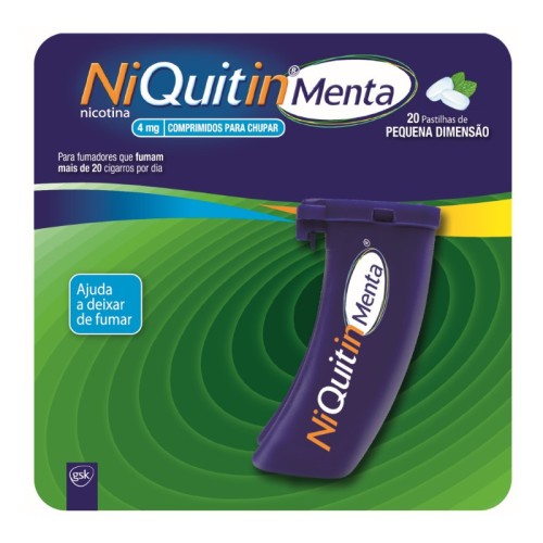 Niquitin Menta, 4 mg x 20 comp chupar