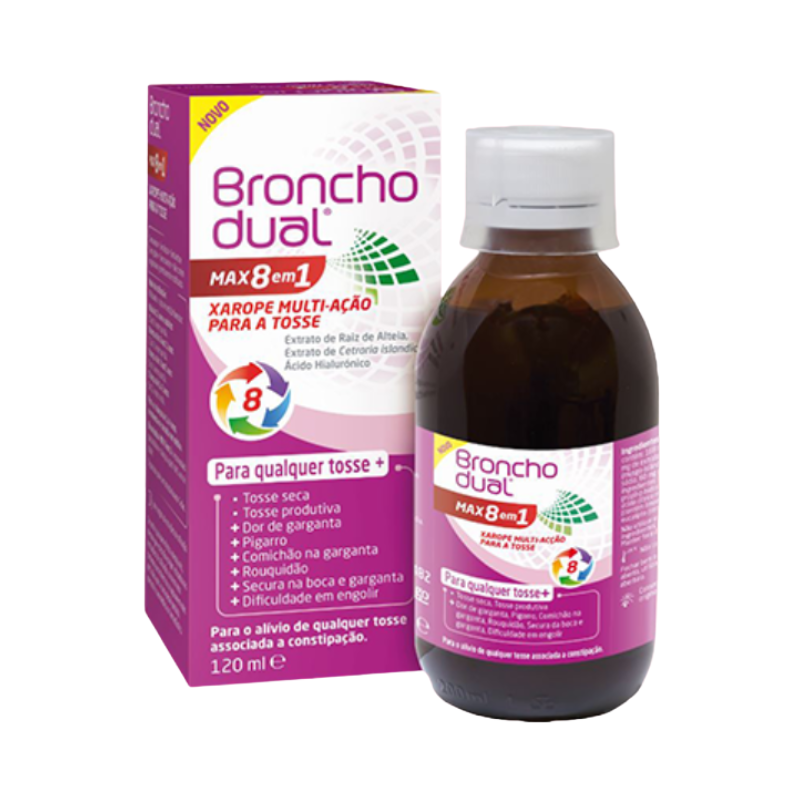 Bronchodual Max 8 em 1 Xarope 120Ml