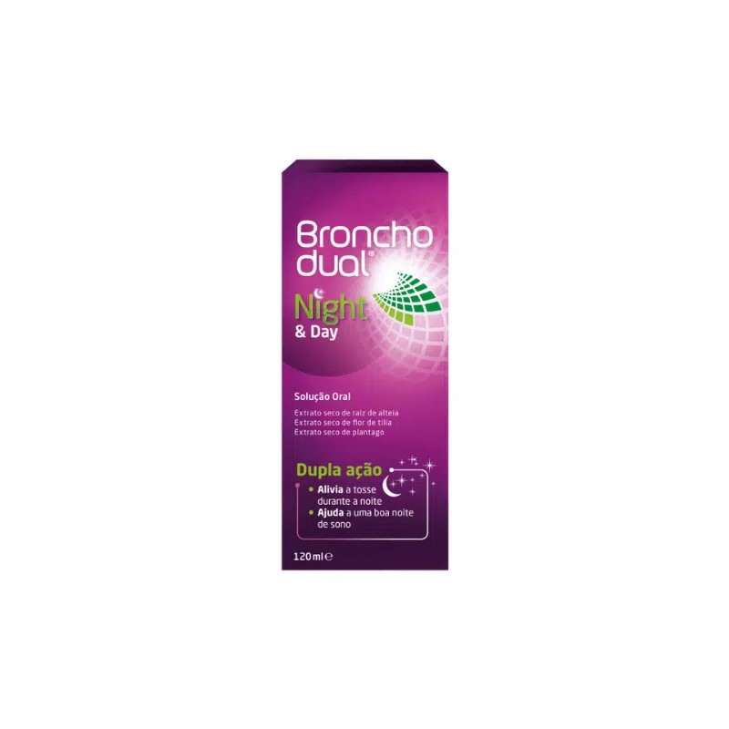 Bronchodual Night & Day , (12.5 mg + 9.09 mg + 10 mg)/ml Frasco 120 ml Sol oral