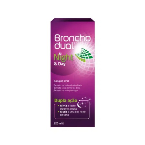 Bronchodual Night & Day , (12.5 mg + 9.09 mg + 10 mg)/ml Frasco 120 ml Sol oral