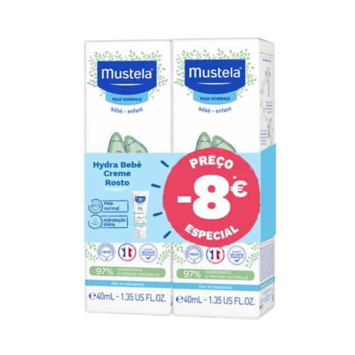 Mustela Pn Hydra Bebe Cr Rosto 40Duo-8E