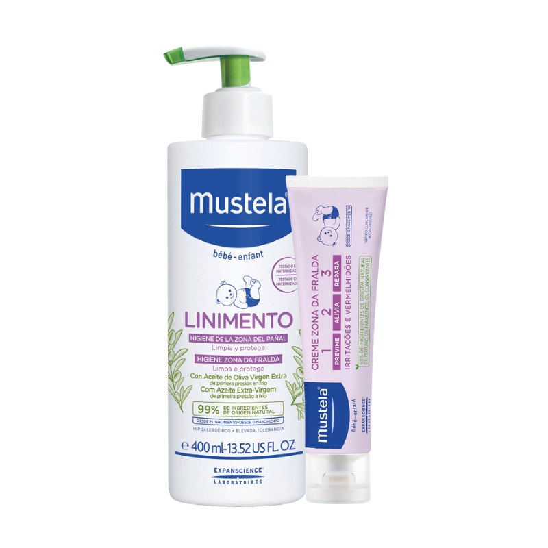 Mustela Linimento 400 ml + Creme 50 ml | Muda da Fralda