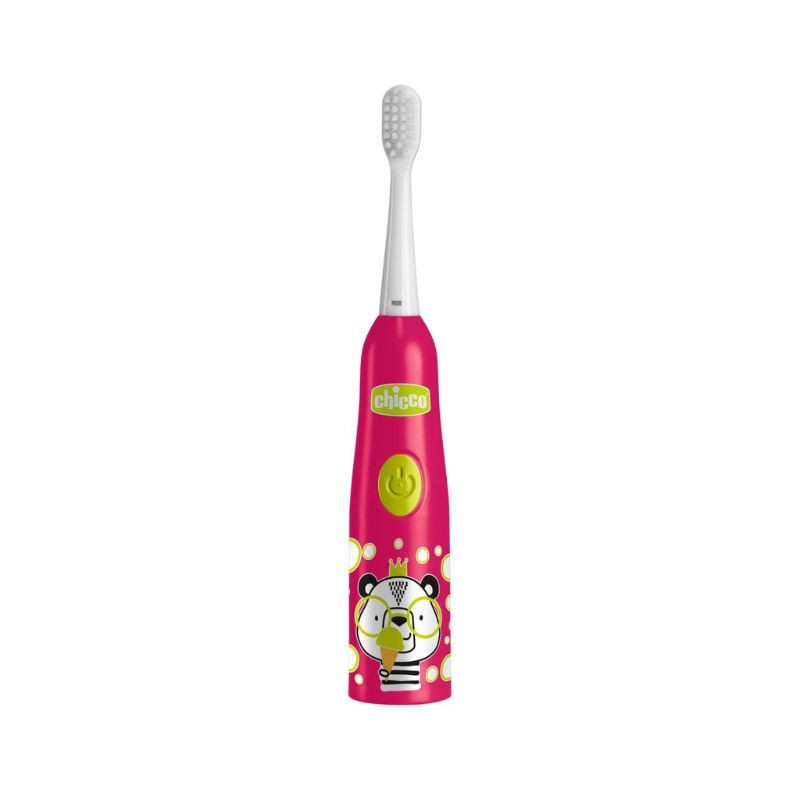 Chicco Escova de Dentes Elétrica Panda Rosa 3A+
