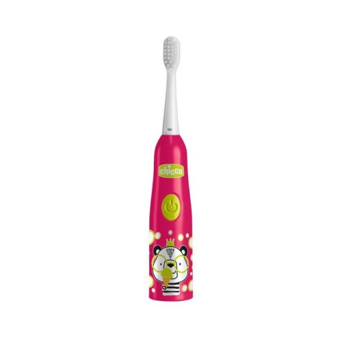 Chicco Escova de Dentes Elétrica Panda Rosa 3A+