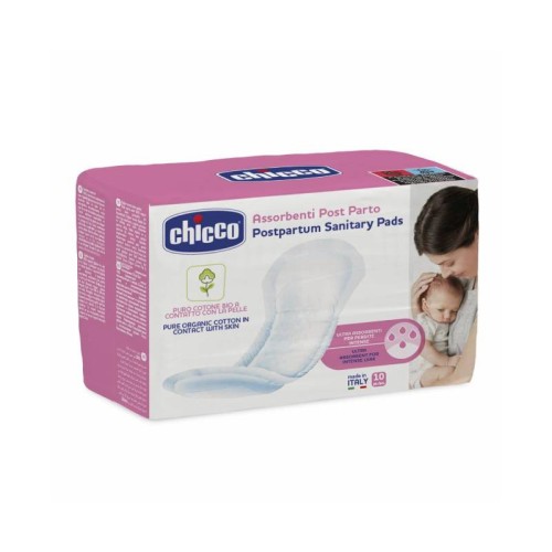 Chicco Pensos Algodão Orgânico Pós-Parto X10