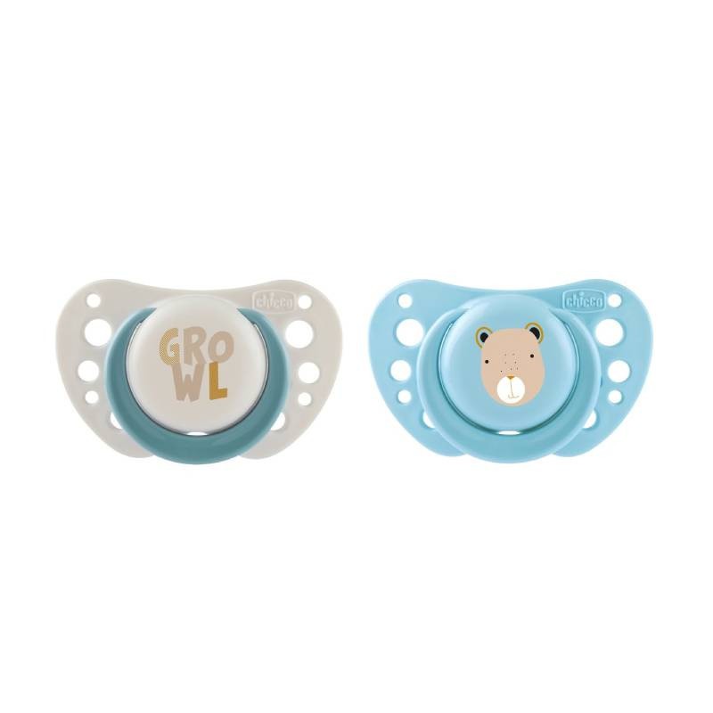Chicco Chupeta Physio Air Azul 2-6M X2