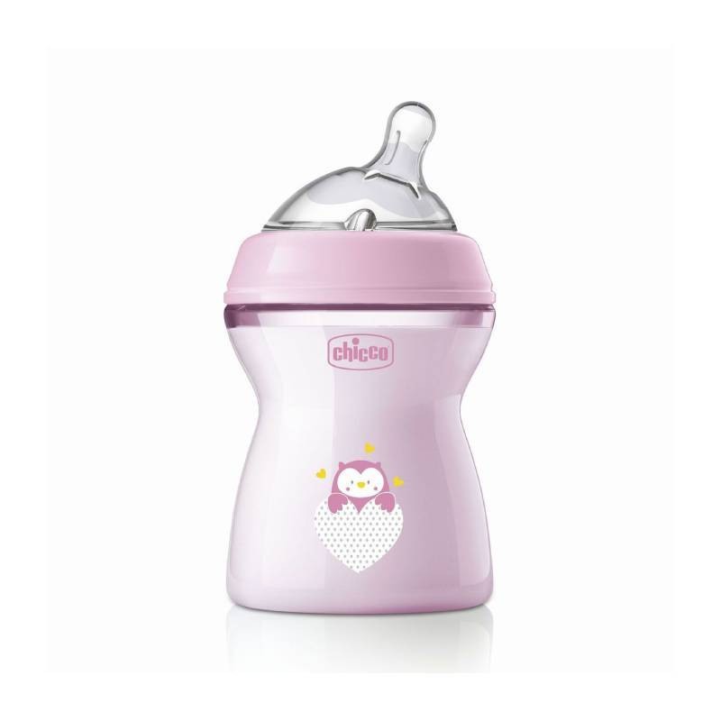Chicco Biberão Natural Feeling PP Girl 250ml 2M+