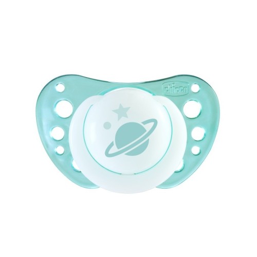 Chicco Chupeta Physio Air Lumi Silicone 0-6M X2
