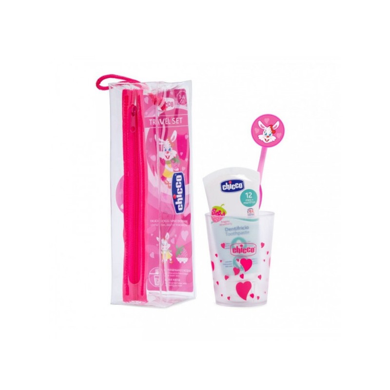 Chicco Conjunto Higiene Oral Rapariga 36M+