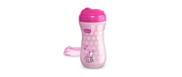 Chicco Copo Brilha no Escuro Rosa 14M+