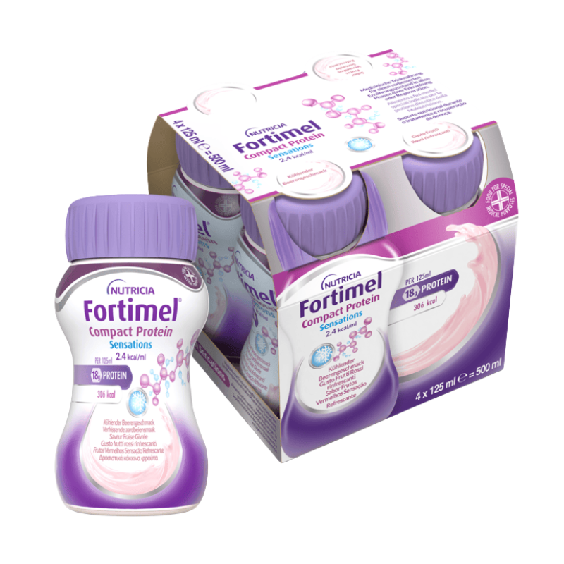 Fortimel Compact Protein Frt Verm 125Ml X4