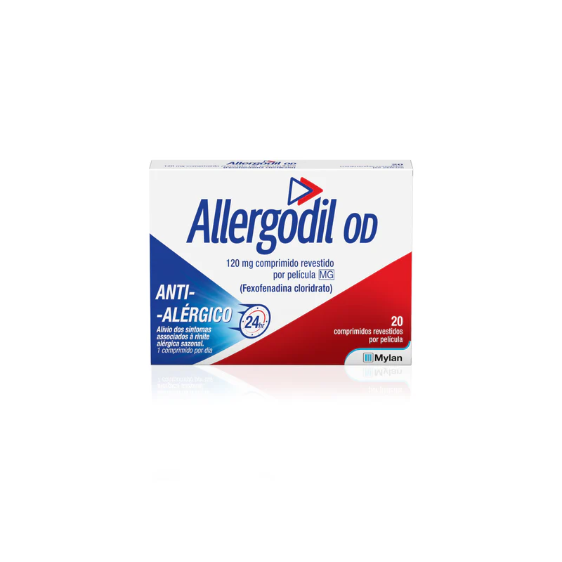 Allergodil OD MG, 120 mg Blister 20 Unidade(s) Comp revest pelic