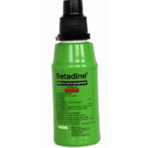 Betadine , 100 mg/ml Frasco 125 ml Sol garg