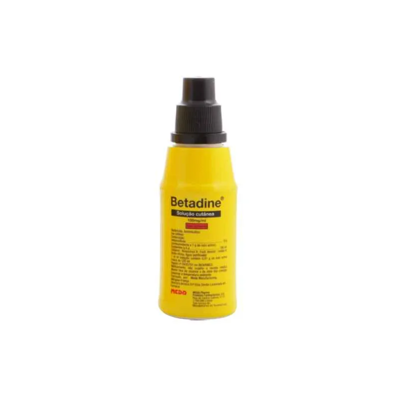 Betadine , 100 mg/ml Frasco 500 ml Sol cutan