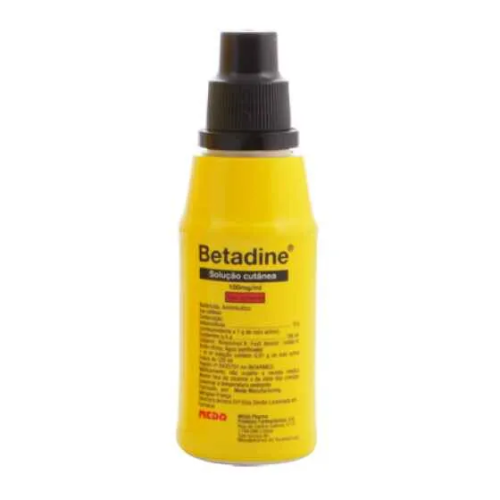 Betadine , 100 mg/ml Frasco 125 ml Sol cutan