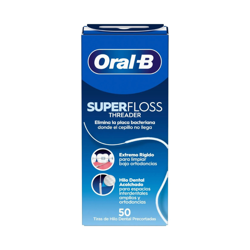 Oral B Super Floss Threader Fio DentX50