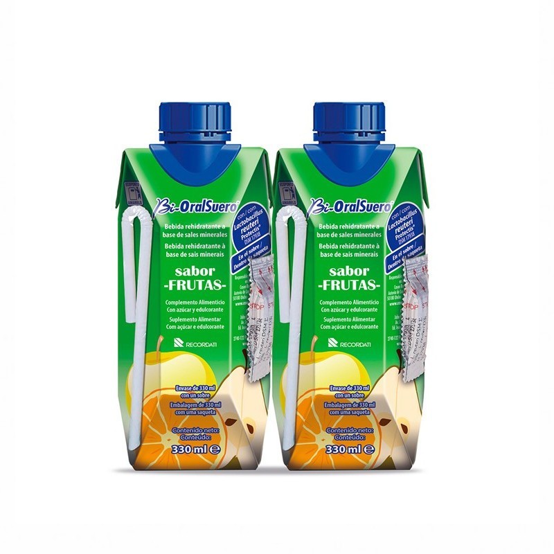 Bi-Oralsuero Frutas Sol Or 330Ml x2