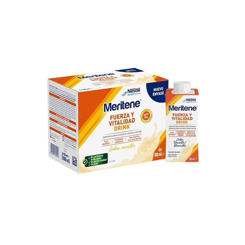Meritene Força Vital Drink Baunilha | Pack x6