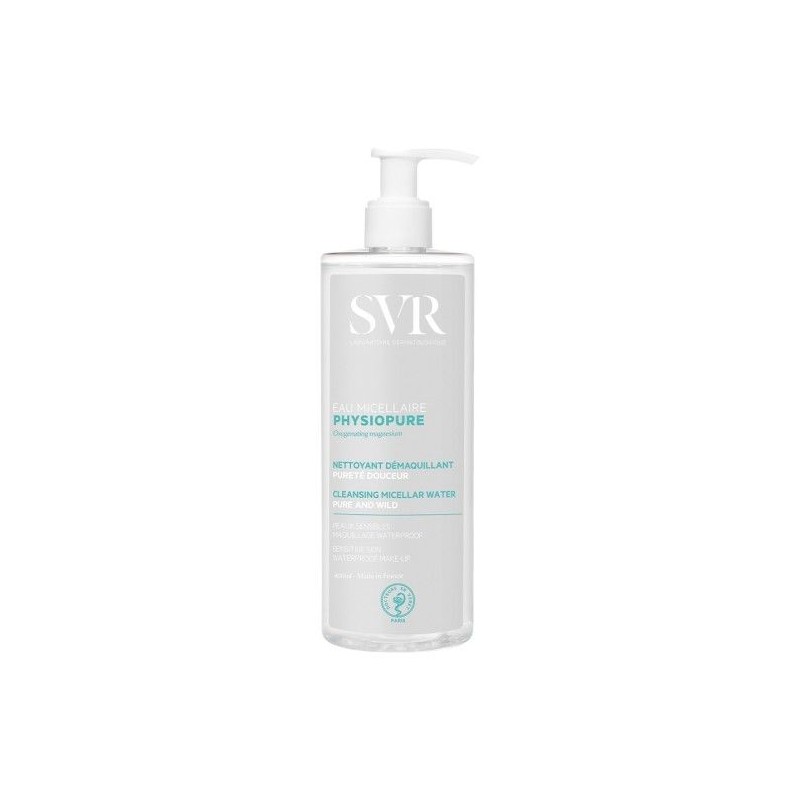 SVR Physiopure Água Micelar 400ml | Limpeza e Desmaquilhagem