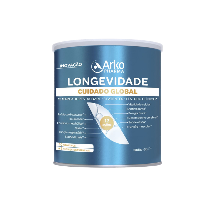 Arkopharma Longevidade Cuidado Global em pó - 285G