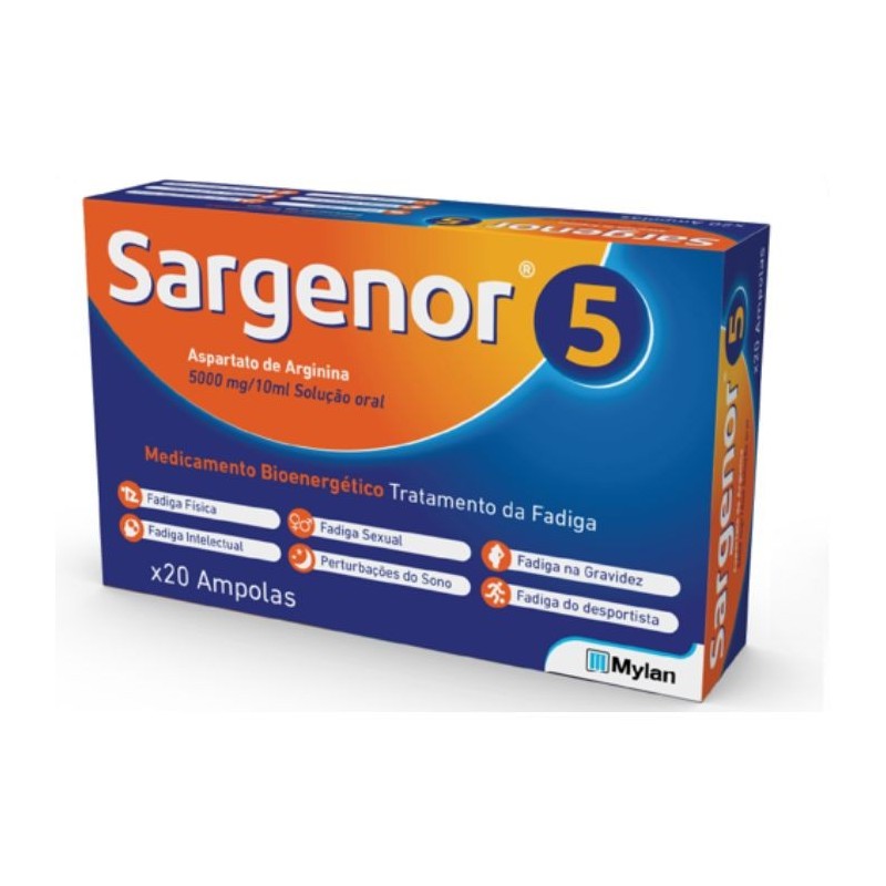 Sargenor 5 , 5000 mg/10 ml 20 Ampola 10 ml Sol oral
