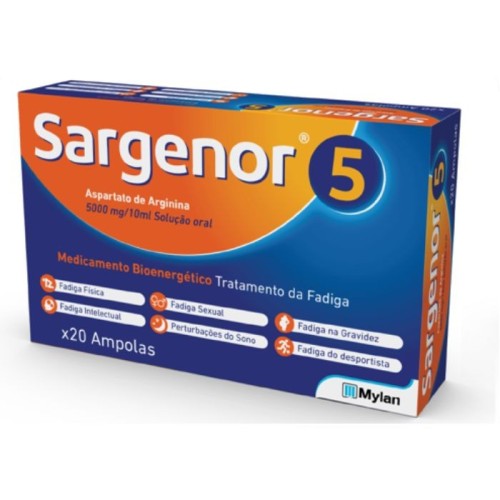 Sargenor 5 , 5000 mg/10 ml 20 Ampola 10 ml Sol oral